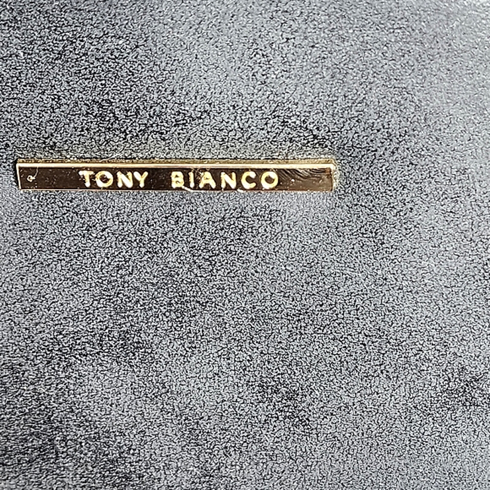 Tony Bianco leather shoulder bag black 44x30 cm - Picture 6 of 16